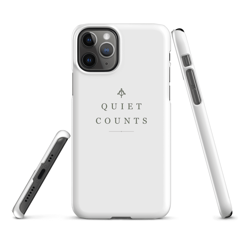 The Quiet Counts Phone Case