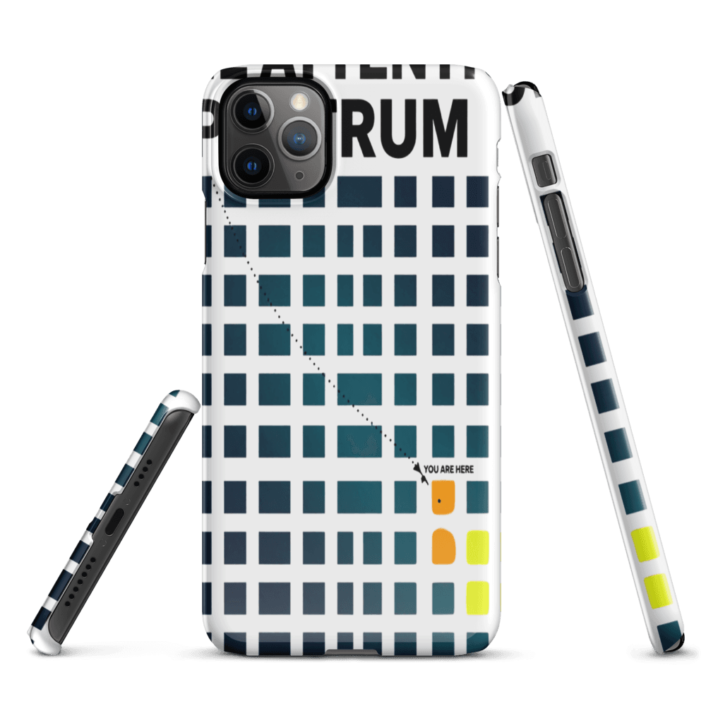 The Attention Spectrum iPhone Case