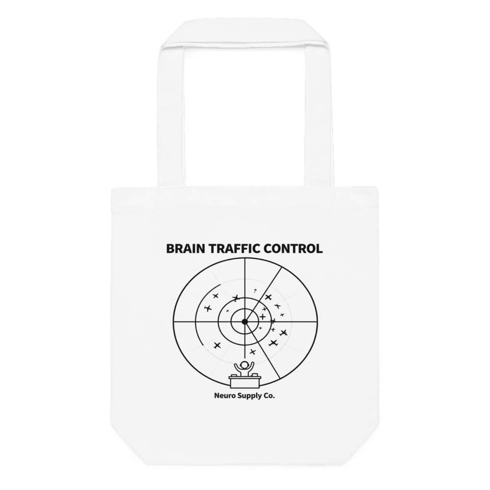 Brain Traffic Control Tote Bag