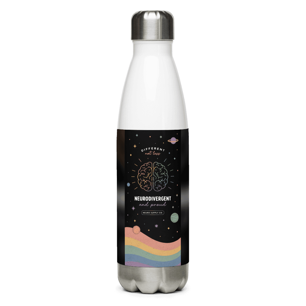 Neurodivergent & Proud Water Bottle