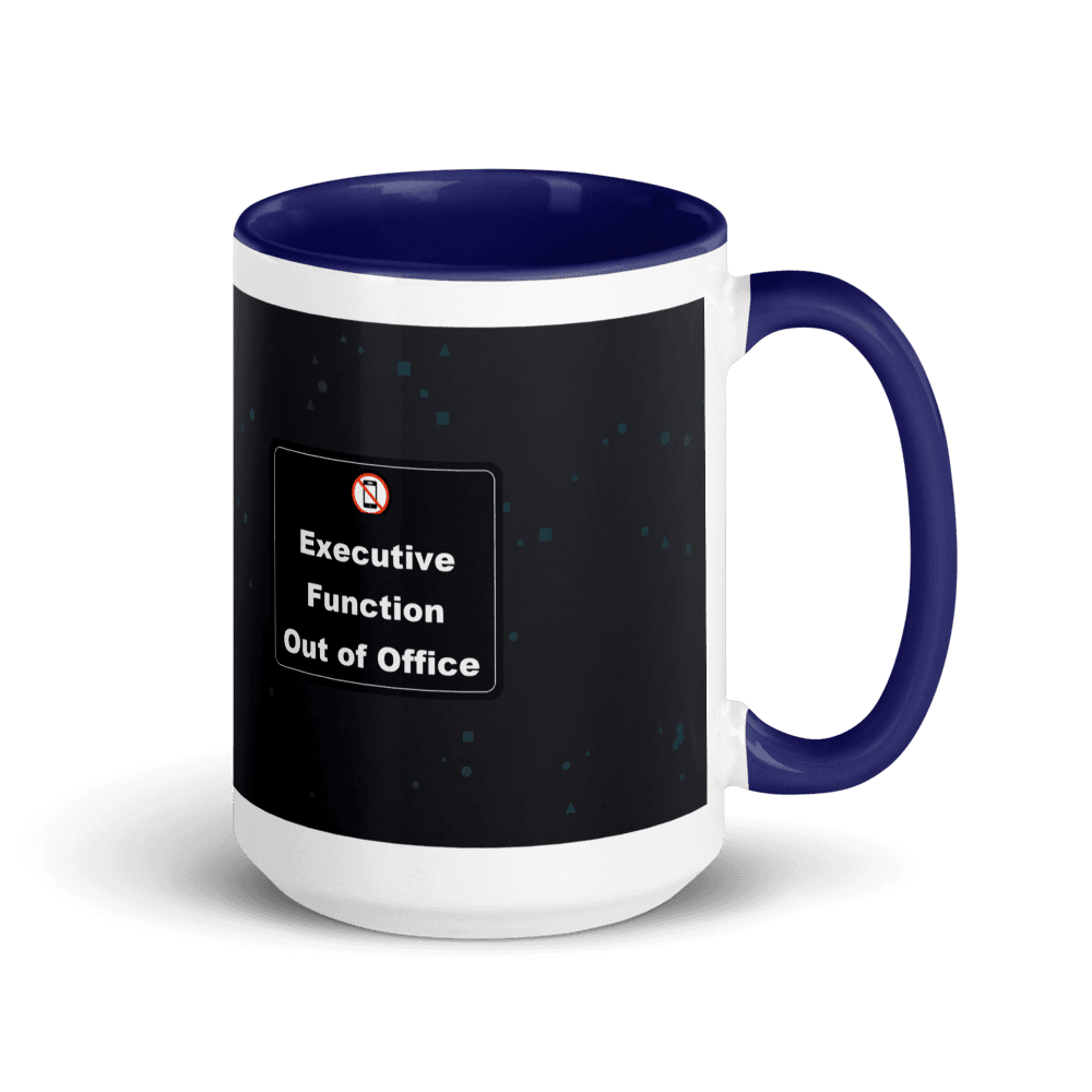 Executive Function: Out of Office Colour-Inside Mug