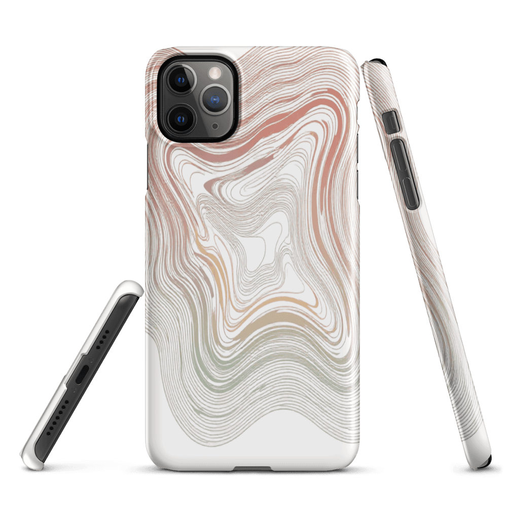 Flow Lines iPhone Case