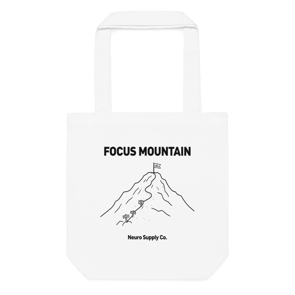 Focus Mountain Tote Bag