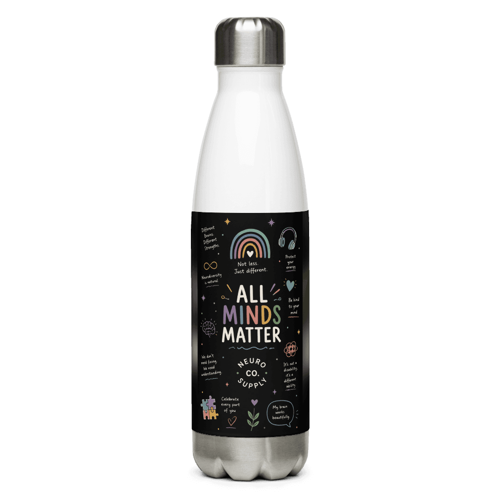 All Minds Matter Water Bottle