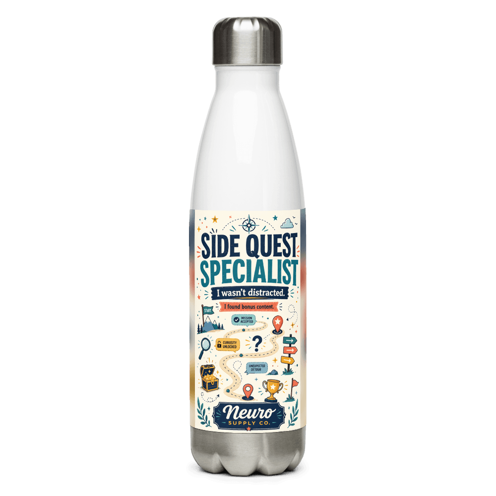 Side Quest Specialist Water Bottle