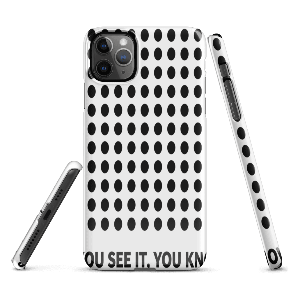 Pattern Recognition iPhone Case