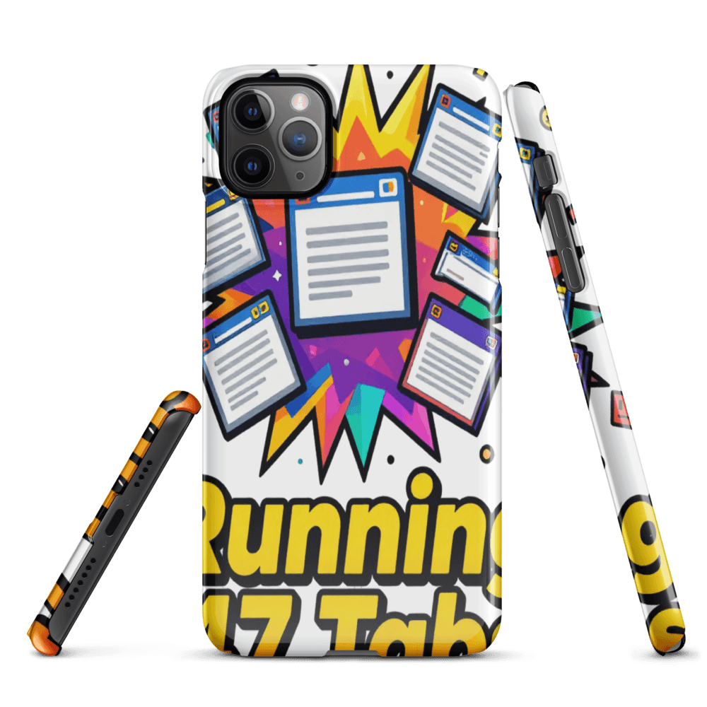 Running 47 Tabs iPhone Case