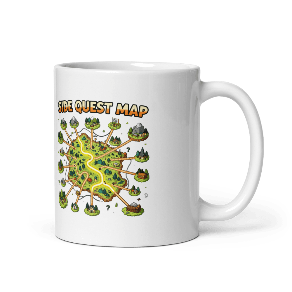 Side Quest Map Mug