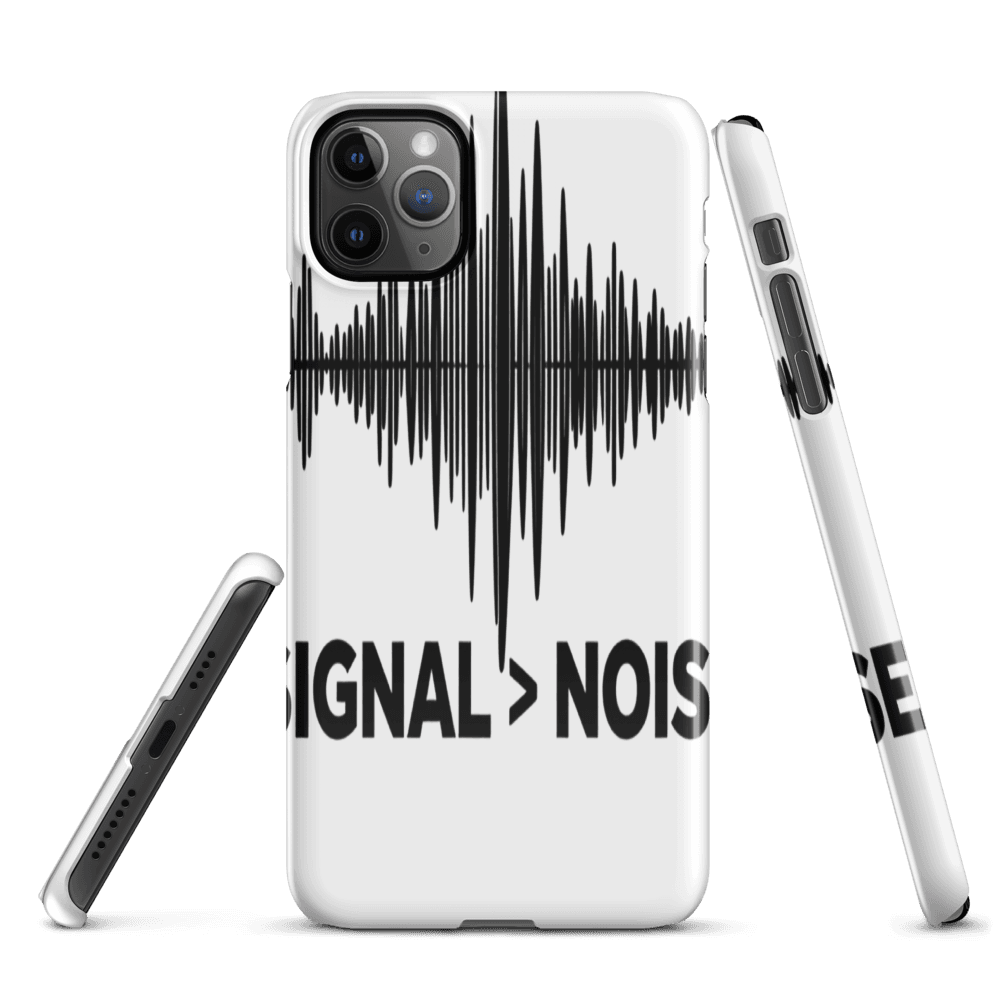 Signal & Noise iPhone Case