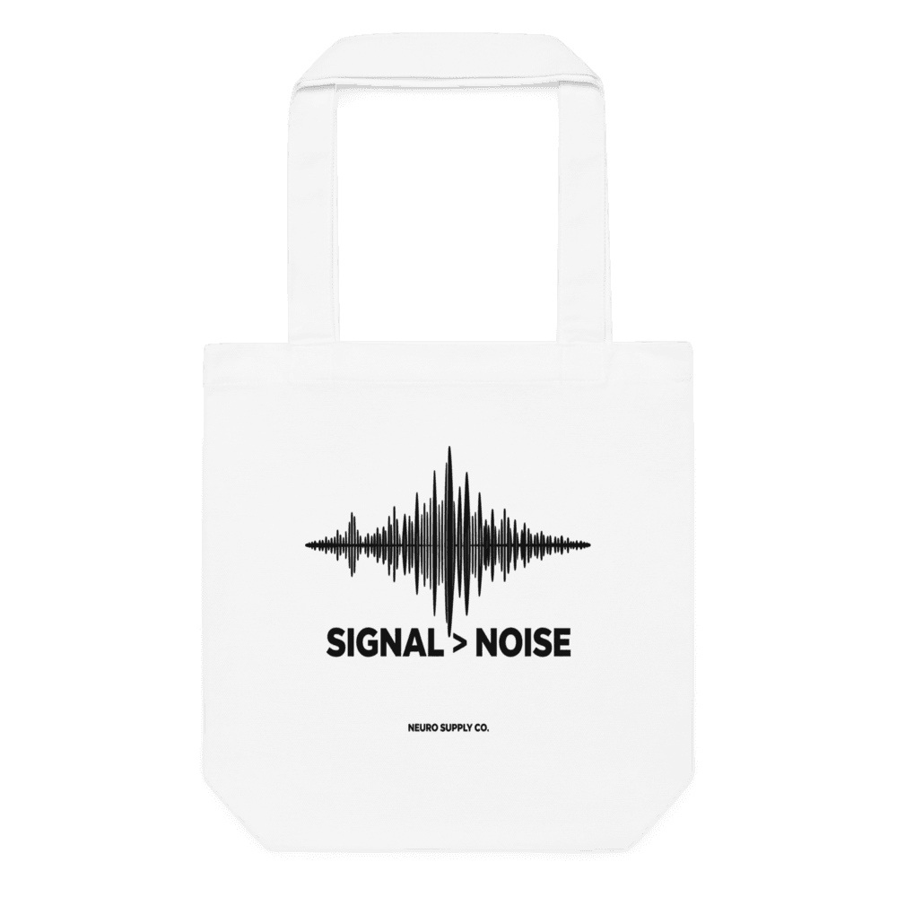 Signal & Noise Tote Bag