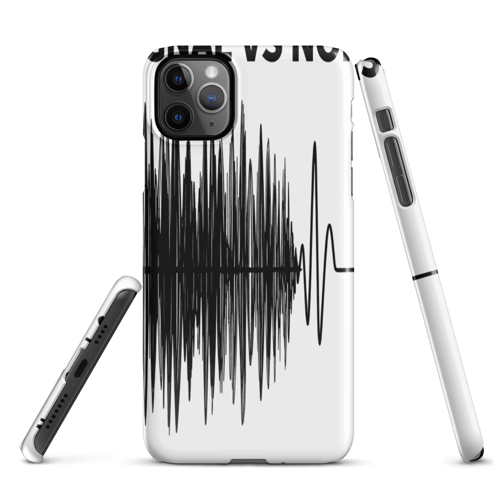 Signal vs Noise iPhone Case
