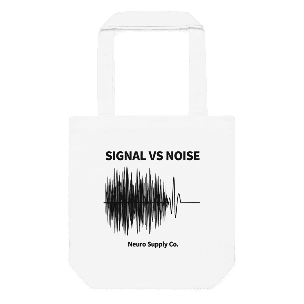 Signal vs Noise Tote Bag