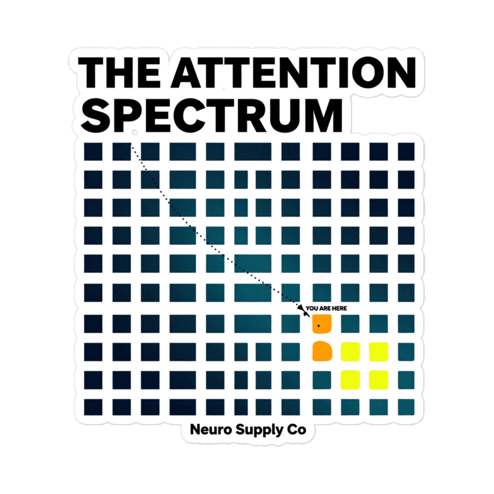 The Attention Spectrum Sticker