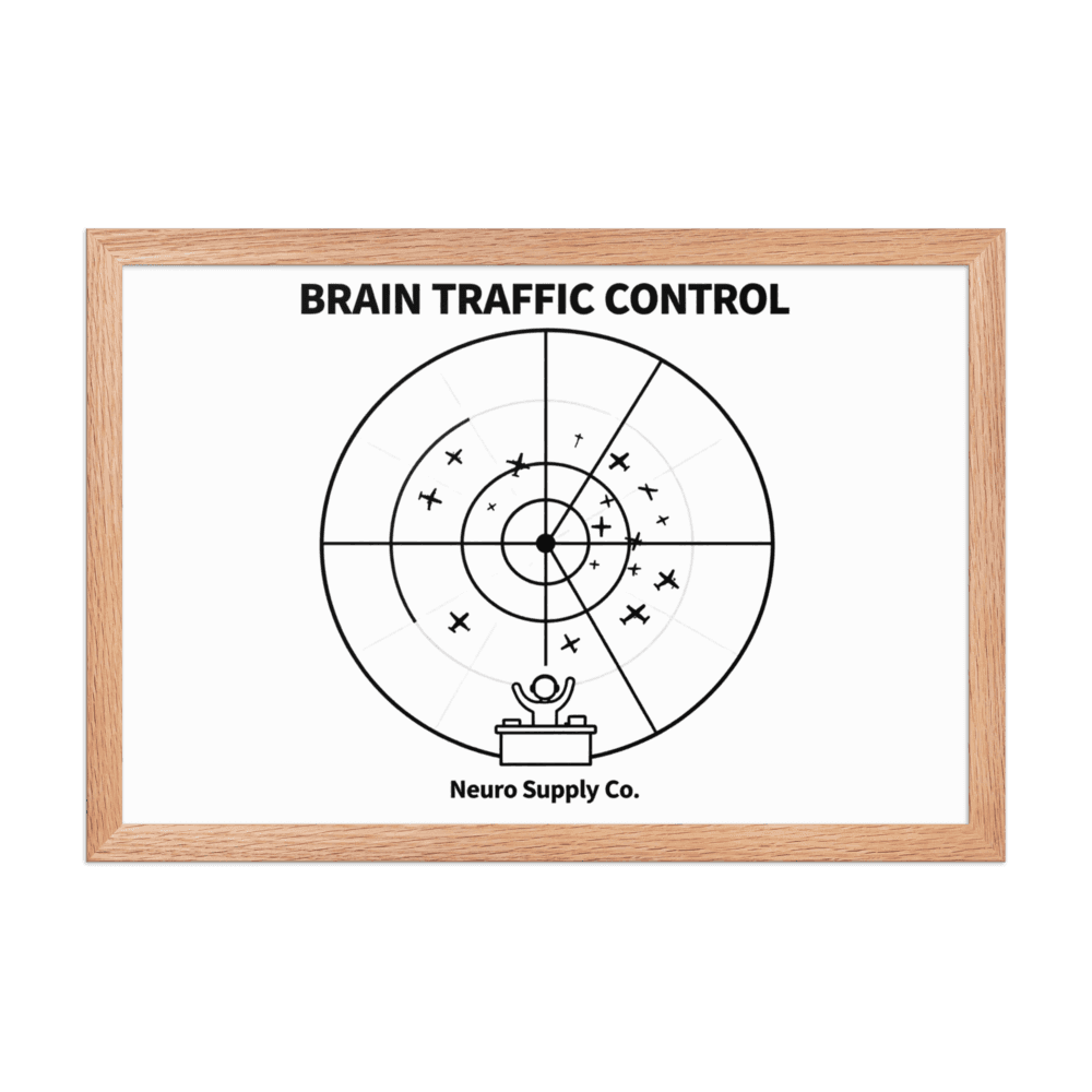 Brain Traffic Control Art Print