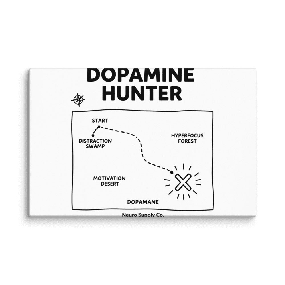 Dopamine Hunter Canvas Print