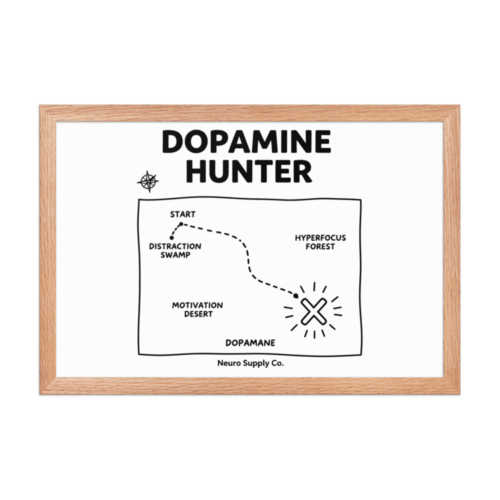 Dopamine Hunter Art Print