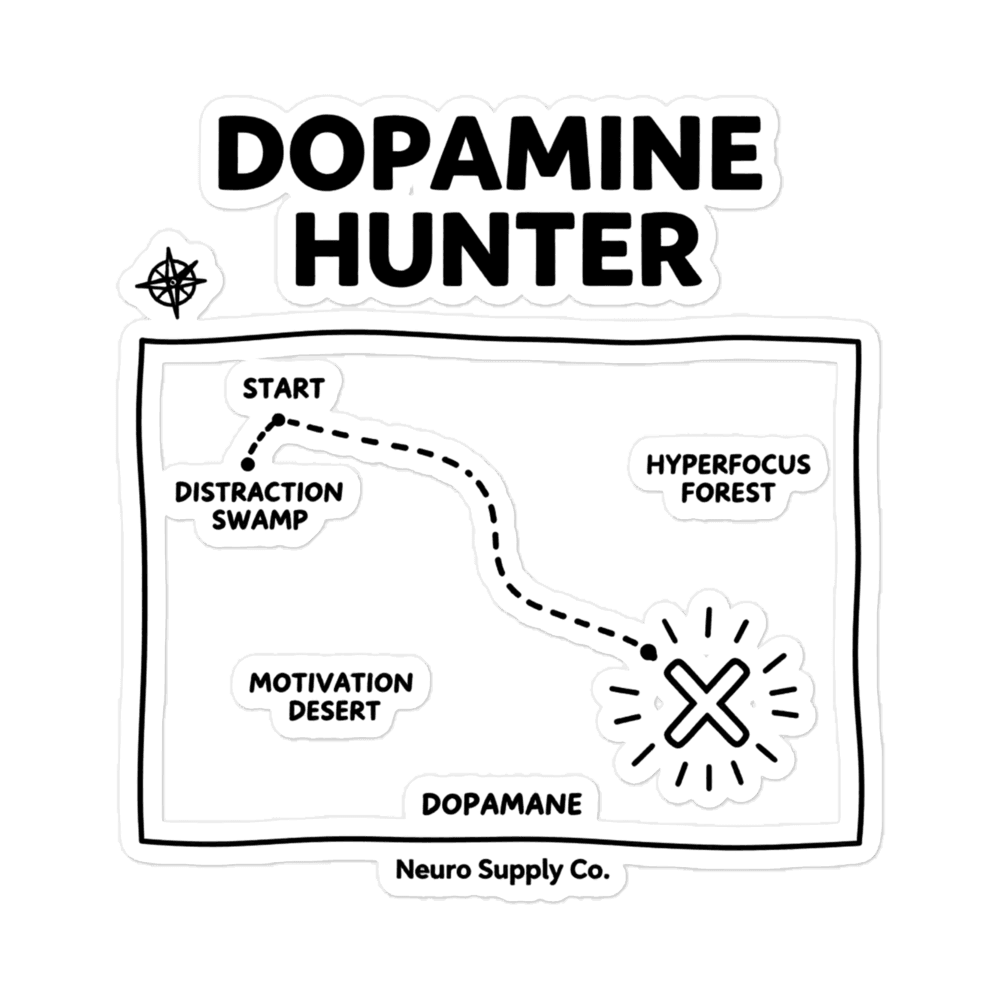 Dopamine Hunter Sticker