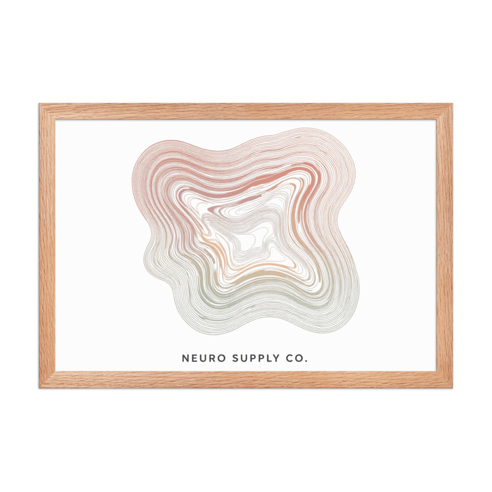 Flow Lines Art Print