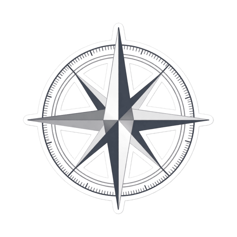 Focus Compass Sticker