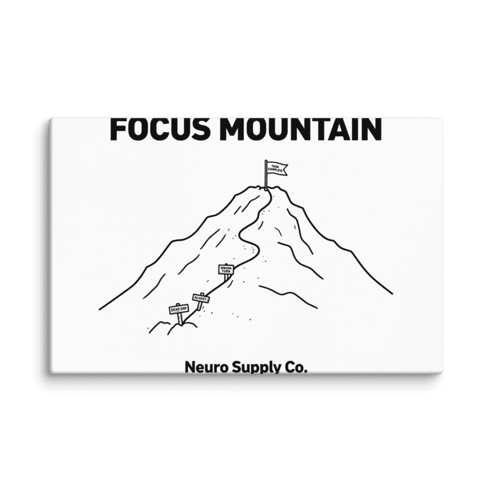 Focus Mountain Canvas Print