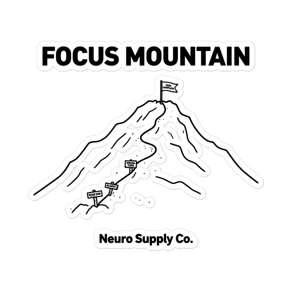 Focus Mountain Sticker