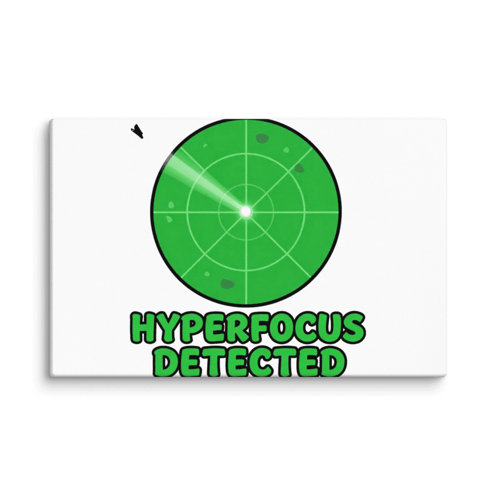 Hyperfocus Radar Canvas Print