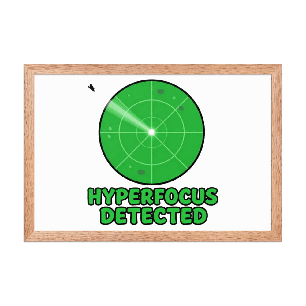 Hyperfocus Radar Art Print