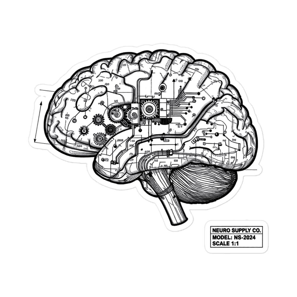 Neuro Supply Blueprint Sticker