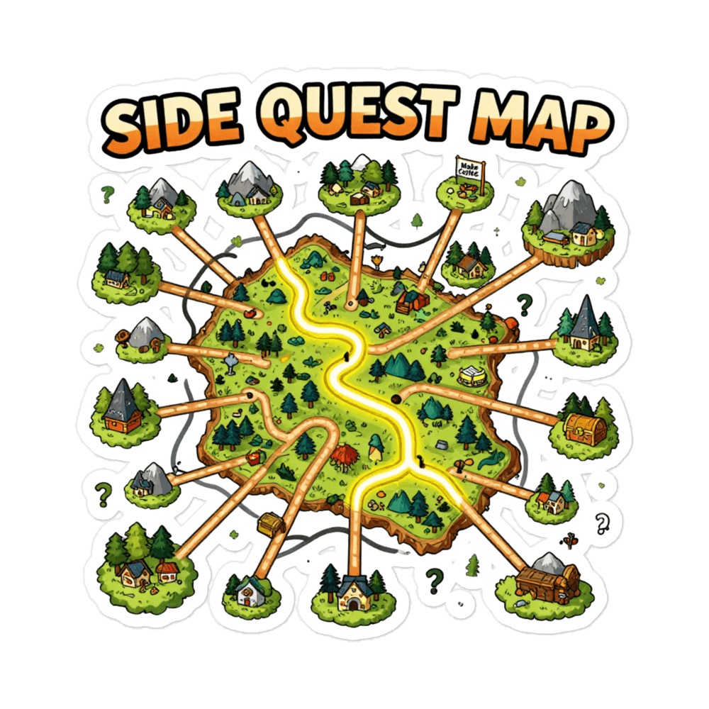 Side Quest Map Sticker