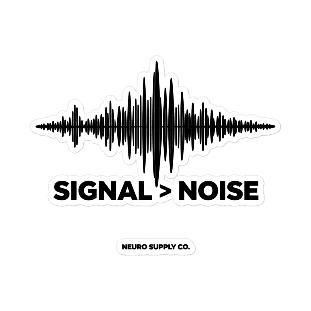 Signal & Noise Sticker