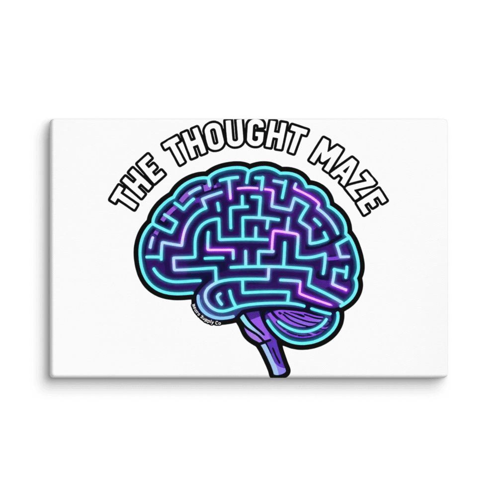 The Thought Maze Canvas Print