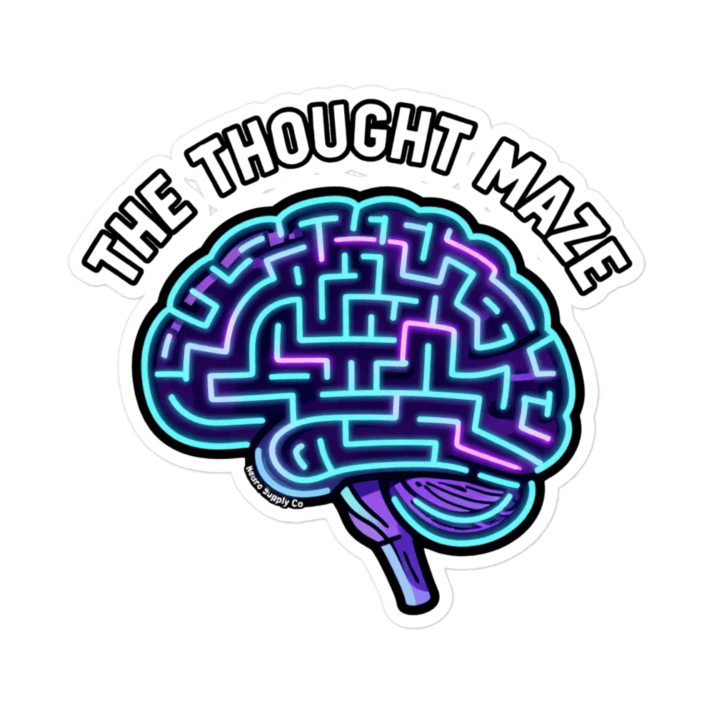 The Thought Maze Sticker