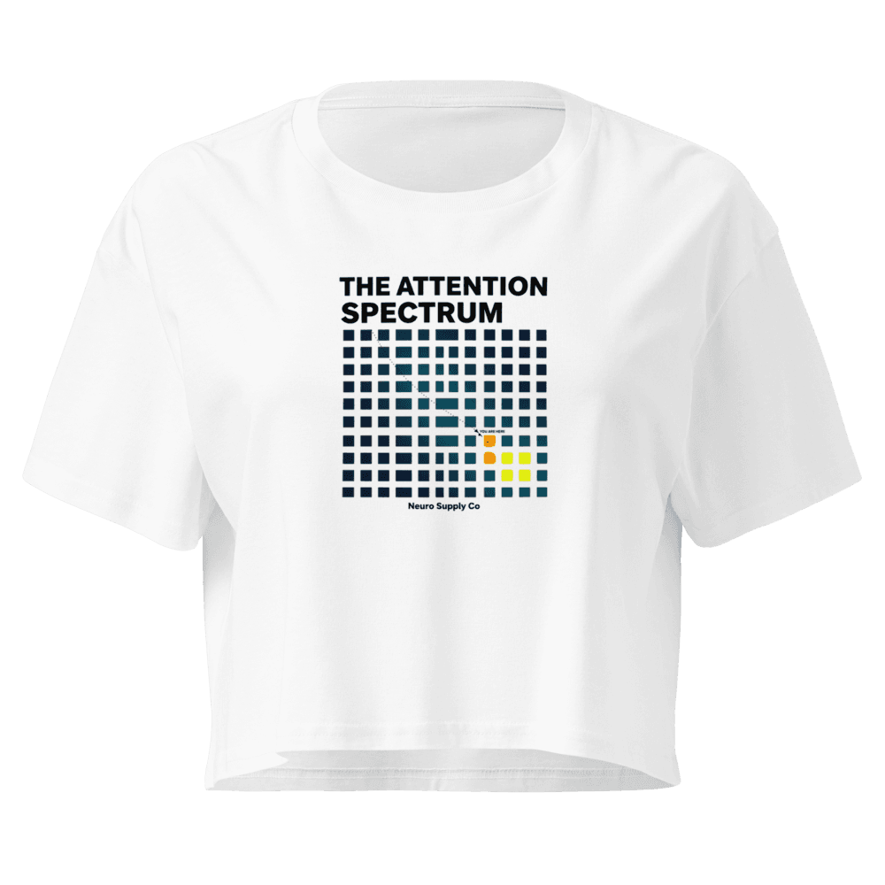 The Attention Spectrum Crop Tee