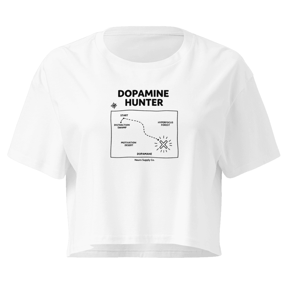 Dopamine Hunter Crop Tee