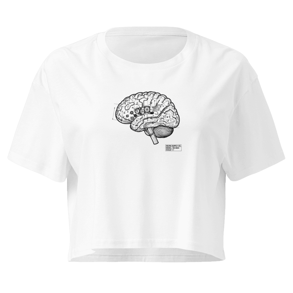 Neuro Supply Blueprint Crop Tee