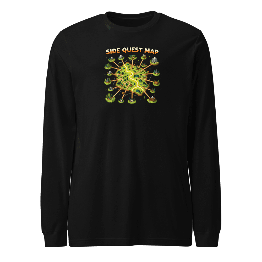 Side Quest Map Long Sleeve