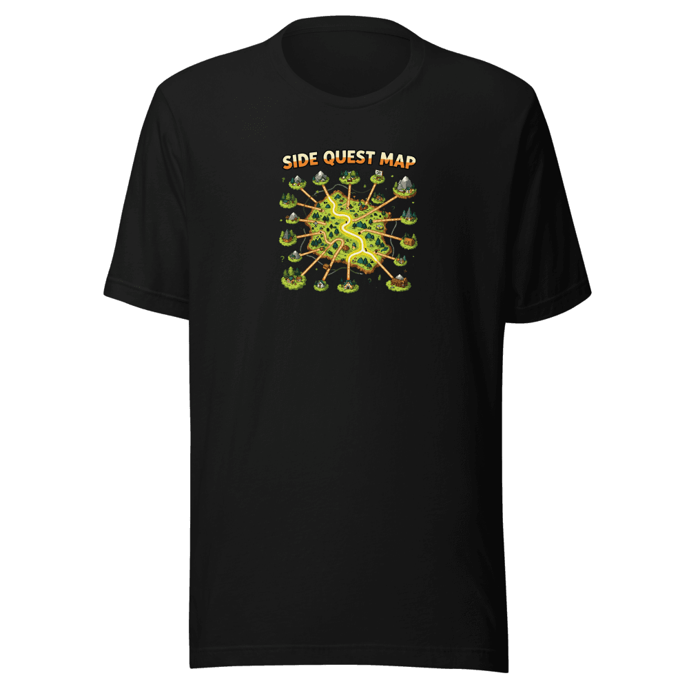 Side Quest Map Tee
