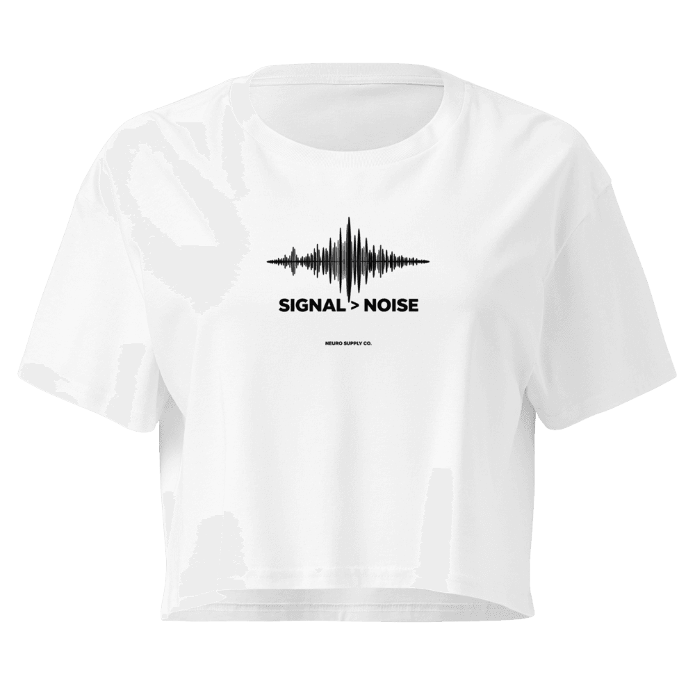 Signal & Noise Crop Tee