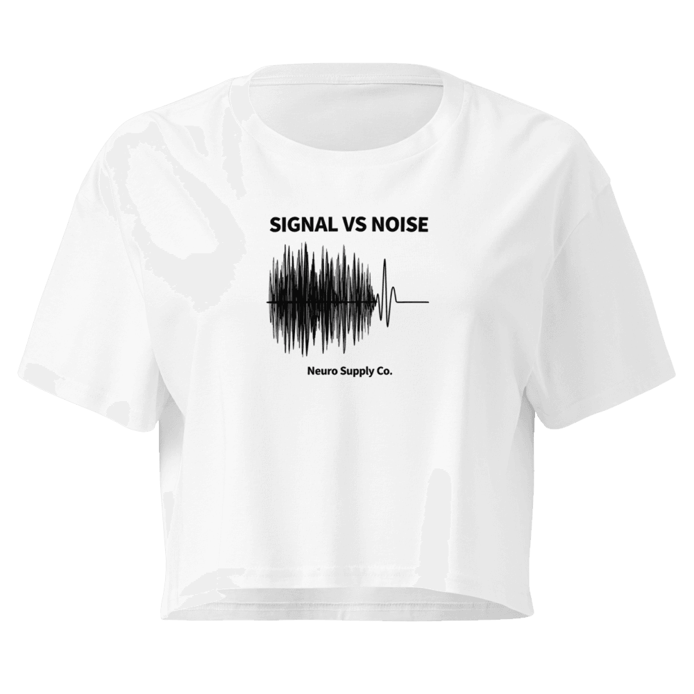 Signal vs Noise Crop Tee