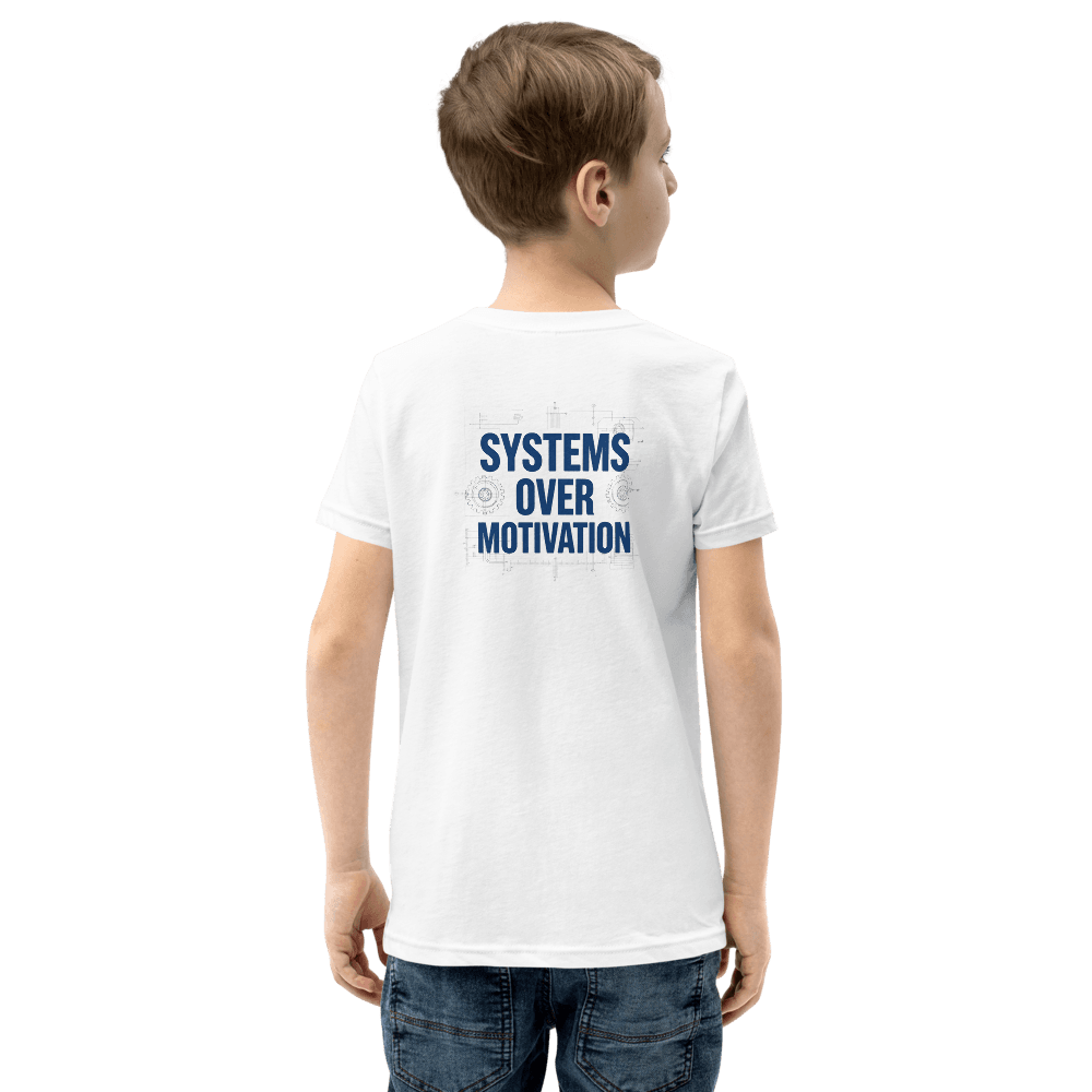 Systems Over Motivation Kids Tee