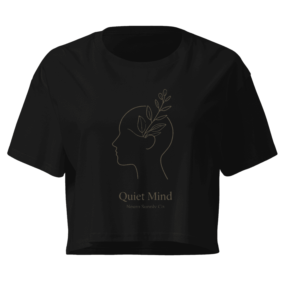 The Quiet Mind Crop Tee