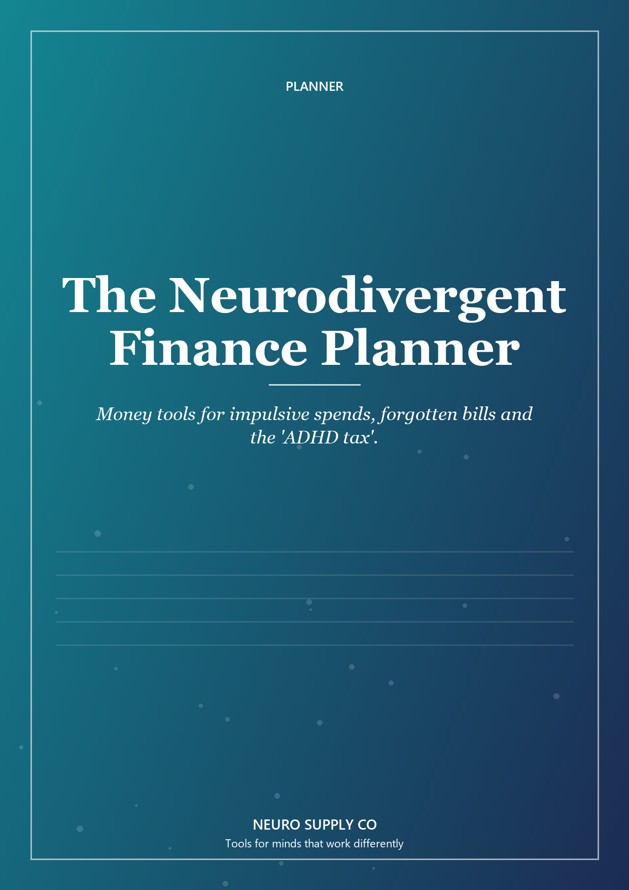 The Neurodivergent Finance Planner
