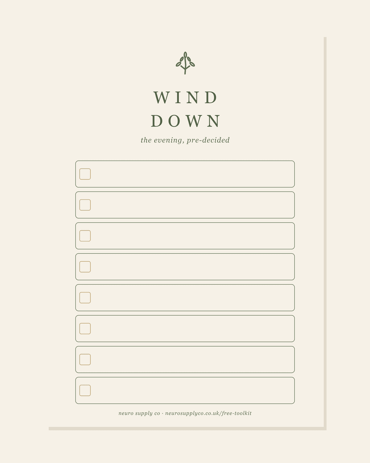 The Wind-Down Chart