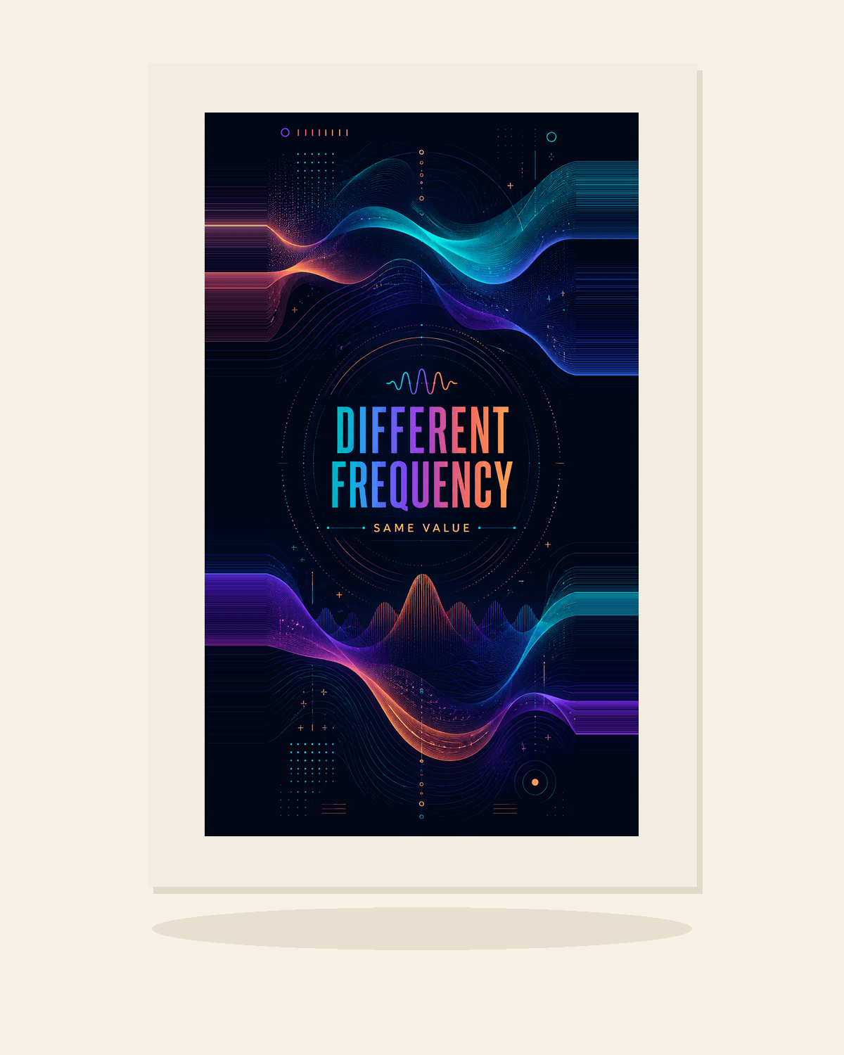 Different Frequency, Same Value — Printable Wall Art