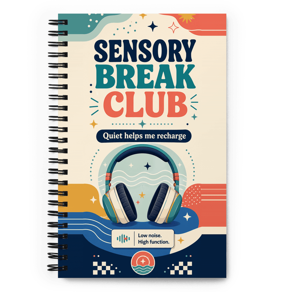 Sensory Break Club Notebook