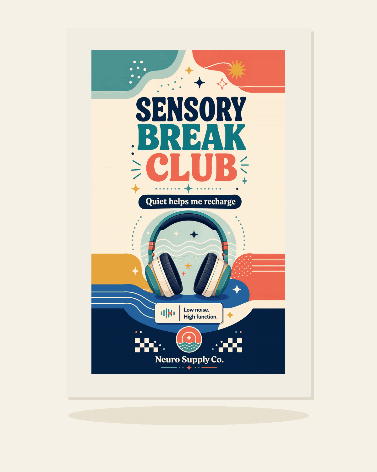 Sensory Break Club — Printable Wall Art