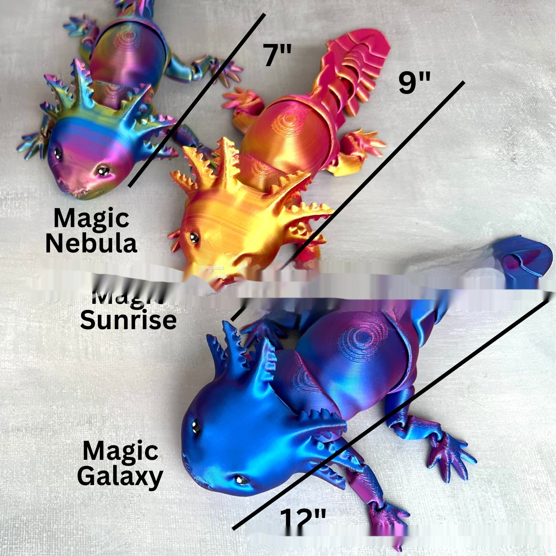 Plastic Salamander Fidget Toy