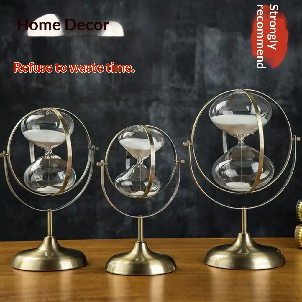 Rotating Globe Sand Timer