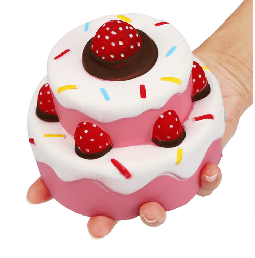 Strawberry Jumbo Mochi Squishy